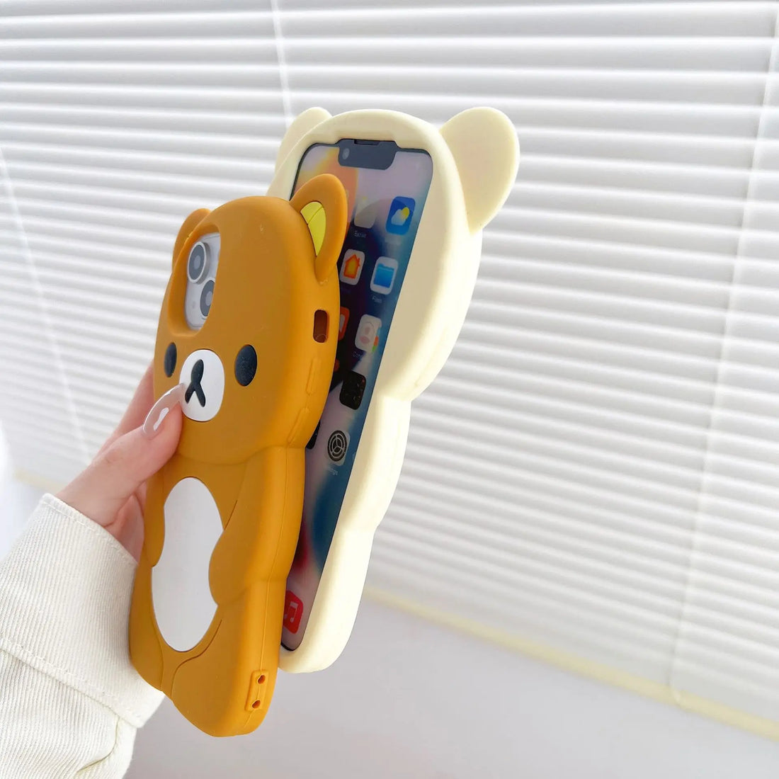 Rilakkuma Bear Silicone Soft Cover Case