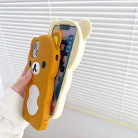 Rilakkuma Bear Silicone Soft Cover Case