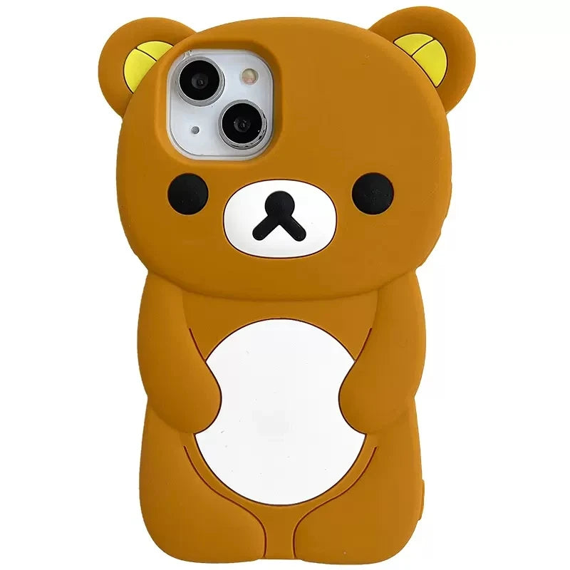 Rilakkuma Bear Silicone Soft Cover Case