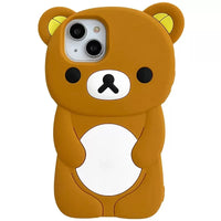Rilakkuma Bear Silicone Soft Cover Case