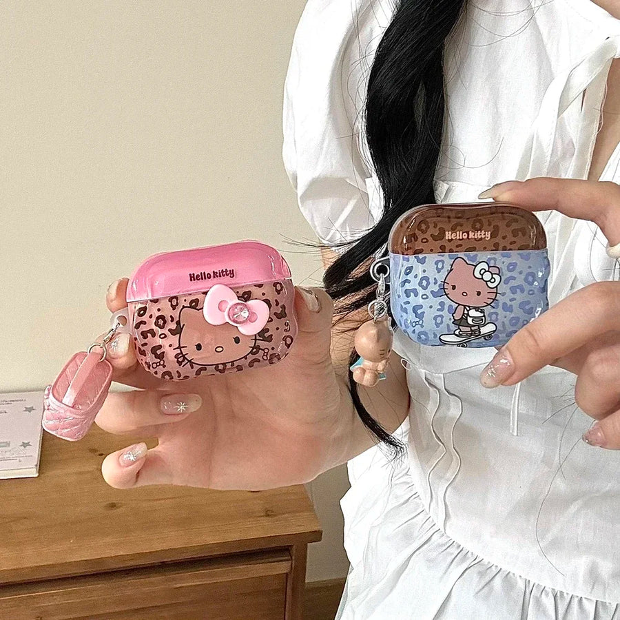 Hello Kitty Leopard airpod case