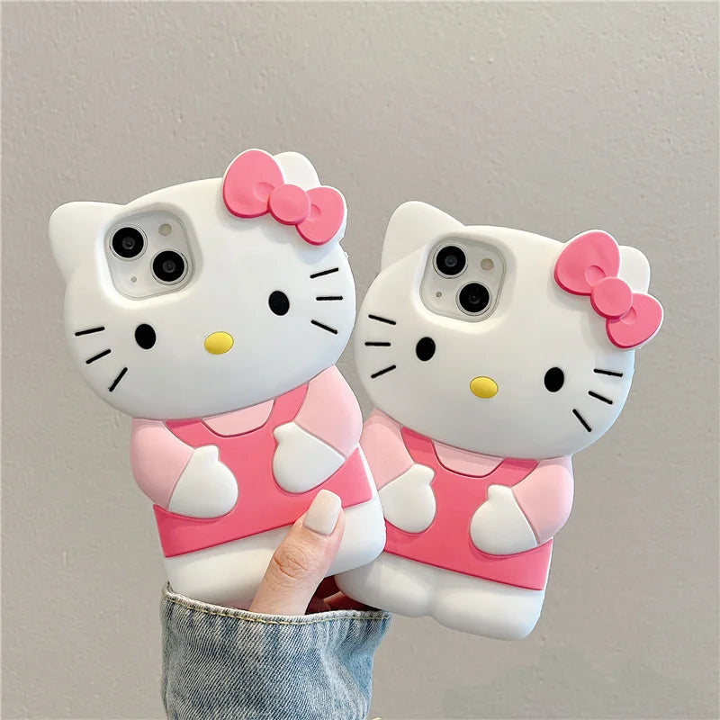 Bow Pink Hello Kitty Soft Cover Case