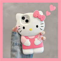 Bow Pink Hello Kitty Soft Cover Case