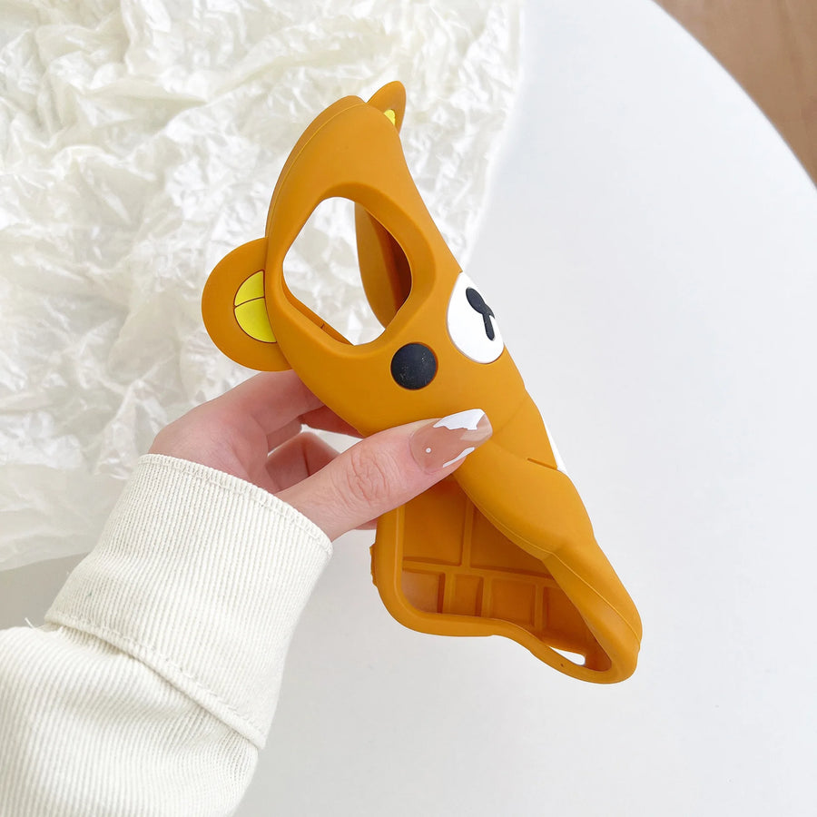 Rilakkuma Bear Silicone Soft Cover Case