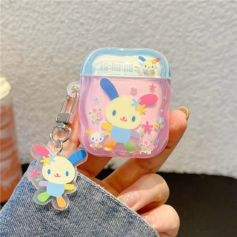 Flower Rabbit airpod case