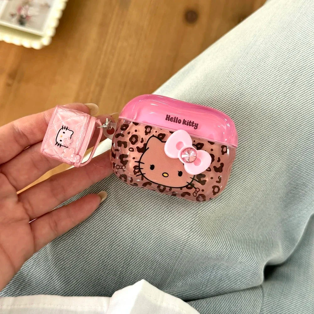 Hello Kitty Leopard airpod case