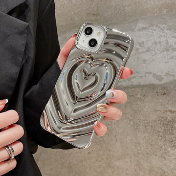 Water Ripple Heart iPhone Case - Case Me