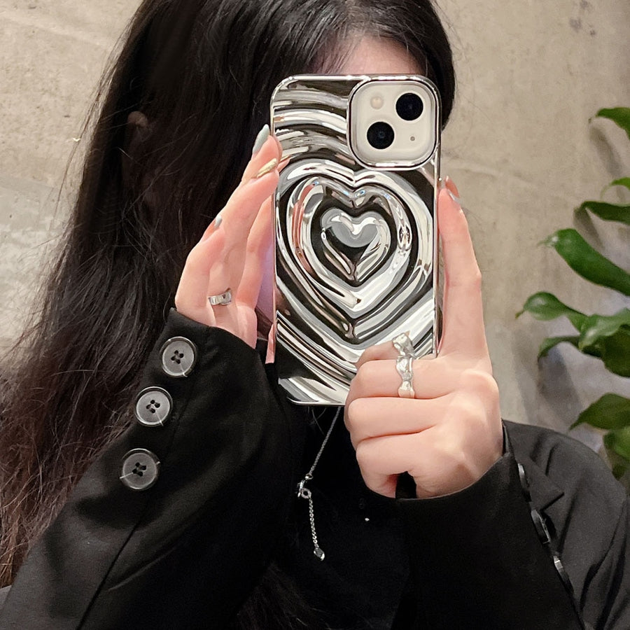 Water Ripple Heart iPhone Case - Case Me