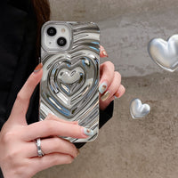 Water Ripple Heart iPhone Case - Case Me