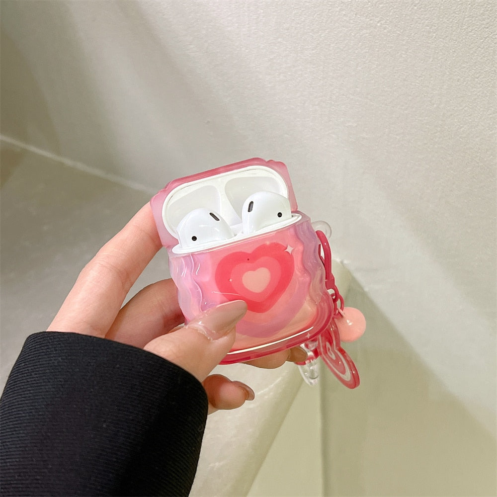 Gradient Heart Airpods case - Case Me