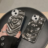 Water Ripple Heart iPhone Case - Case Me