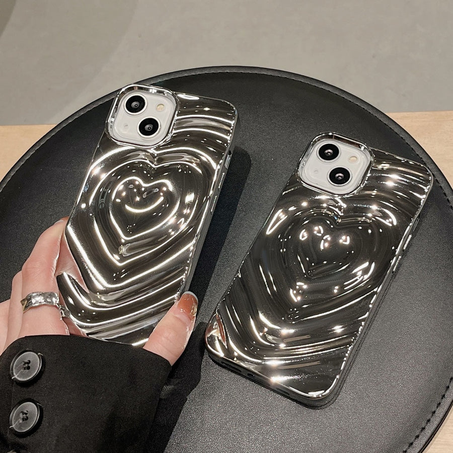Water Ripple Heart iPhone Case - Case Me