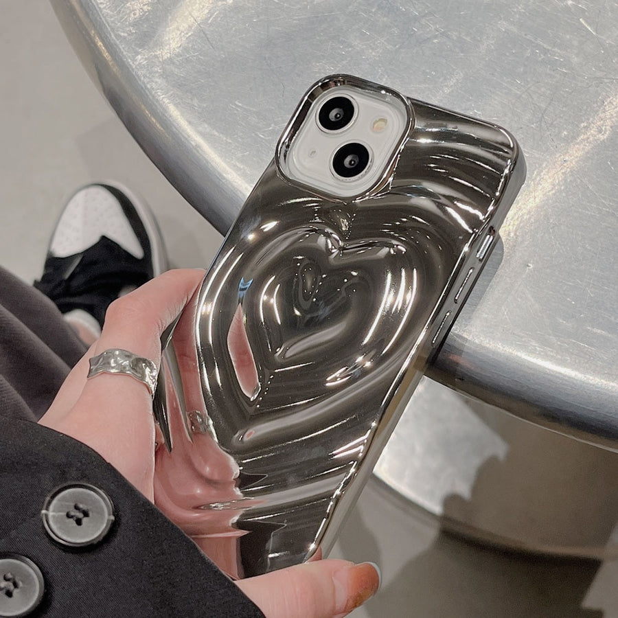 Water Ripple Heart iPhone Case - Case Me