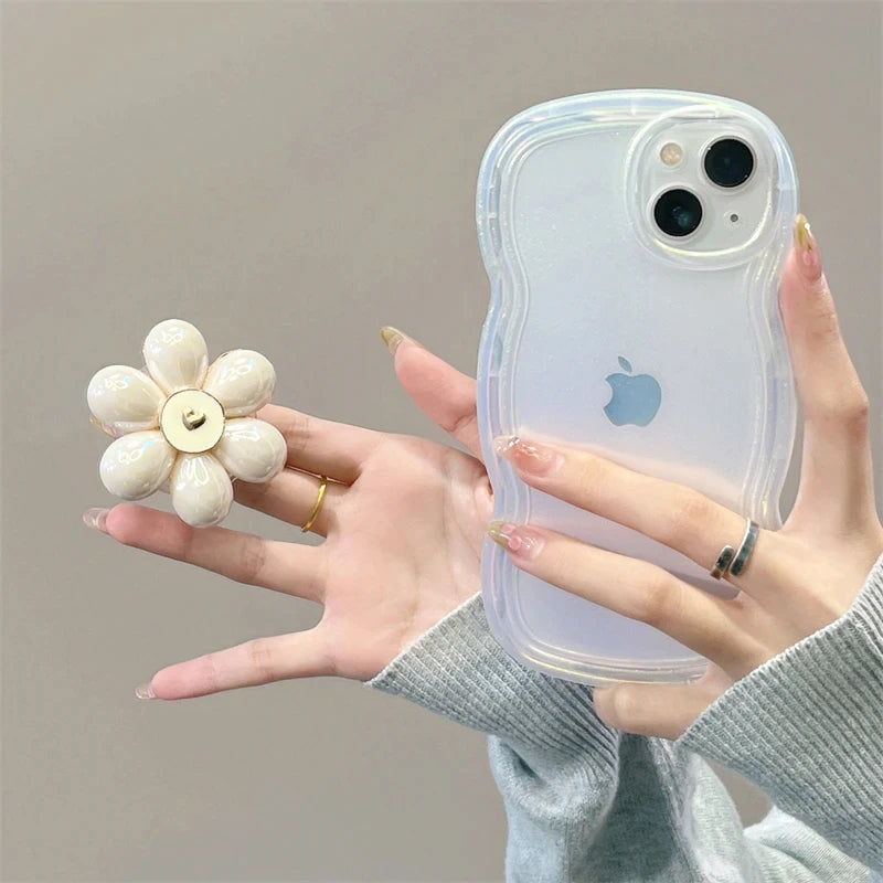 3d flower iridescent iPhone case - Case Me